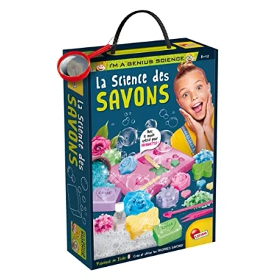 Imagen de Lisciani I&#039;M a GENIUS CIENCE La ciencia de los jabones Kit creación para hacer extraordinarios personalizados Juego científico niños partir 8 años Fabricado en Italia