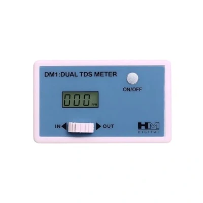 Imagen de HM Digital DM 1 monitor TDS doble en línea, rango de 0 9990 ppm, +/ 2% precisión lectura