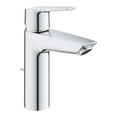 Imagen de Grohe Start QuickFix Grifo de lavabo monomando S (vaciador automático, apertura en frío, menor consumo agua, instalación rápida, altura 192mm), cromo, 23552002