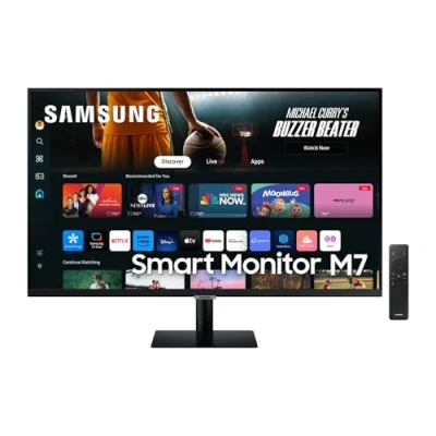 Imagen de Monitor Samsung Smart M7 LS32DM700UUXEN, 32&quot;, UHD 4K, 4ms, 60Hz, WiFi, Bluetooth, Negro