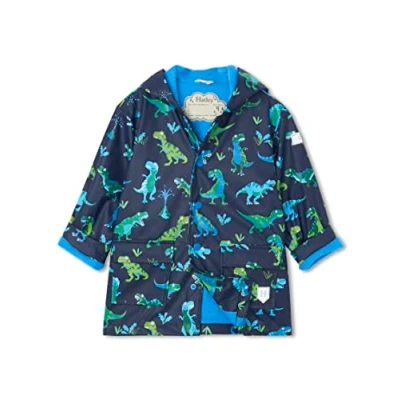 Imagen de Hatley Printed Raincoat Impermeable Impreso, Sharptooth Rex, 8 años para Niños