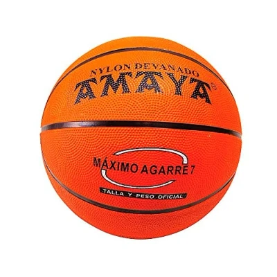 Imagen de AMAYA Balon Basket Caucho Naranja N 6 Pelota, Adultos Unisex, Multicolor (Multicolor), Talla Única