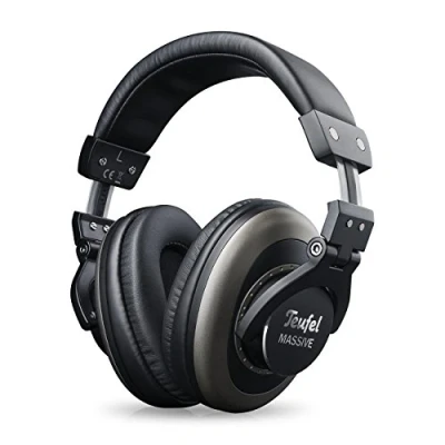 Imagen de Teufel Massive (Negro) Auriculares Over Ear de Alta fidelidad para los Amantes del bajo, DJs y músicos