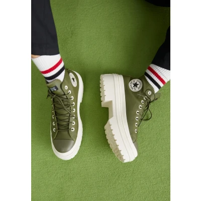 Imagen de Converse Chuck Taylor ALL STAR Lugged HEEL Platform Waterproof Zapatillas altas, Mujer, Talla: 39, Khaki Piel