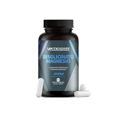 Imagen de Bisglicinato de Magnesio 360 mg Elemental en Cápsulas Complemento Alimenticio Vegano y Sin Aditivos Alta Biodisponibilidad Absorción