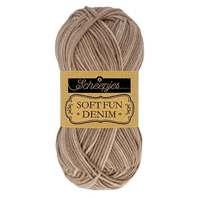 Imagen de Scheepjes Mezclilla Softfun Denim Yarn, Algodón Acrílico, 508, 10x50g, 10