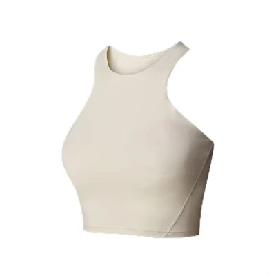 Imagen de The North Face Refina Longline BRA Sujetadores deportivos con sujeción media, Mujer, Talla: 46, White dune
