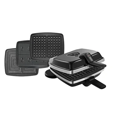 Imagen de Gofrera Super 2 Antiadherente rojo multifuncional para gofres, sándwiches y obleas
