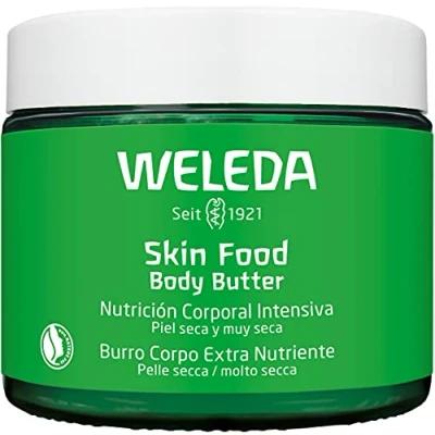 Imagen de Weleda Skin Food Body Butter, Bálsamo Nutritivo Corporal, Reparación Intensa, Piel Aterciopelada y Suave, con Manteca de Karité Cacao, Eco Friendly, para Seca Muy 150ml