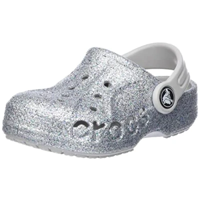 Imagen de Crocs Baya Clog T, Zuecos Unisex niños, Glitter (Silver), 19/20 EU