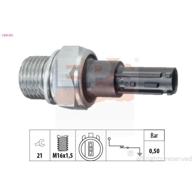 Imagen de EPS 1.800.203 Sensor de Presión Aceite M16x1,5 1 Made in Italy OE Equivalent PEUGEOT: 208 I Hatchback, 207 3008
