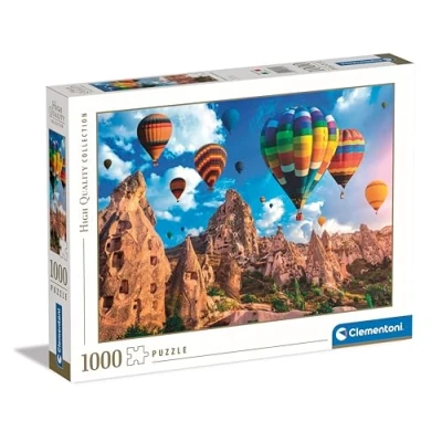 Imagen de Clementoni Balón De Aire Caliente Collection Balloons In Cappadocia Puzzle 1000 Piezas, Rompecabezas Adultos, Entretenimento, 39825, Multicolor
