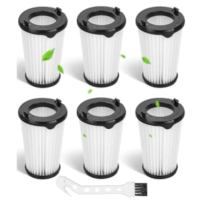 Imagen de Paquete de 6 filtros plástico para aspiradora AEG CX7/CX7 2, filtro lavable