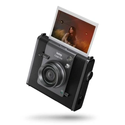 Imagen de instax Wide EVO 2 en 1 Cámara instantánea e Impresora, Pantalla Trasera, 10 Efectos de Lente y película, Gran Angular, Utiliza película Que no Esta incluida