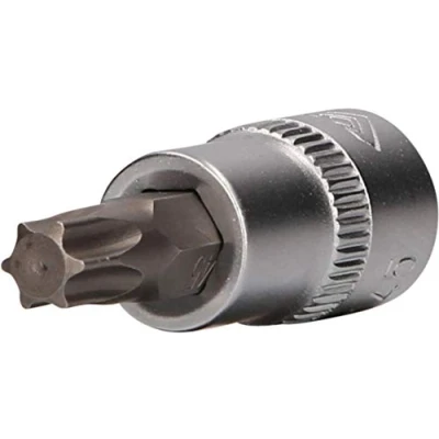 Imagen de BRILLIANT TOOLS BT021946 Llave de vaso con punta Torx 3/8&quot;, T45 [Powered by KS TOOLS]