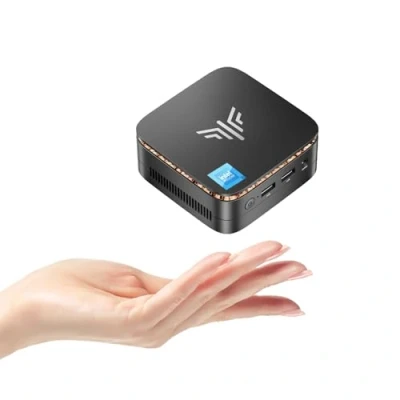 Imagen de NiPoGi Mini PC Ιntel Alder Lake N97(hasta 3.6GHz) 16GB DDR4/512GB M.2 SSD(MAX 2TB) AK1PLUS Desktop,Ordenadores de Sobremesa 4K@@60HZ UHD Dual Display/WiFi 6/BT5.2/RJ45 LAN/VESA Stand para el Hogar