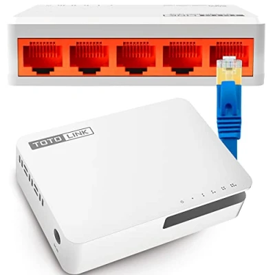 Imagen de Totolink S505G V3 Switch 5X RJ45 1000Mb/s Gigabit, Desktop, Auto MDI/MDIX, Plug and Play, Ethernet 1000 Mbps, IEEE 802. 3, 3u/AB/x, Control del Ancho de Banda Cada Puerto