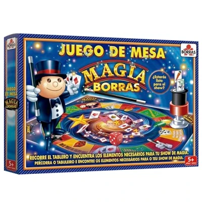 Imagen de Borras Juego de Mesa Magia Borras, Prepárate para el Show Magia, Adivina Resultado Cada Truco y recolecta los 5 Tokens Show, 2 A 4 Jugadores, Partir años (20108)