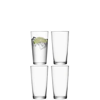 Imagen de LSA International Gio GI19 Vaso de zumo, tamaño grande, 320 ml, 4 unidades, transparente