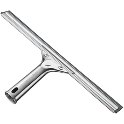 Imagen de Unger 92101 Escobilla de goma profesional acero inoxidable, color plateado, 30,5 cm