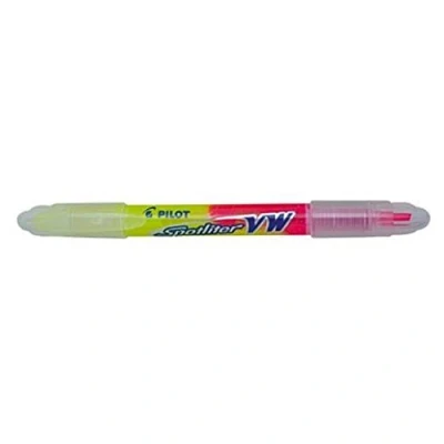 Imagen de Pilot  Lote de 12 subrayadores (doble punta Spotliter Begreen rosa y amarillo