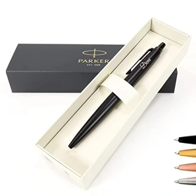 Imagen de Bolígrafo Parker Jotter XL Monochrome personalizado + caja de regalo Diseñe un realmente único Grabado con láser negro