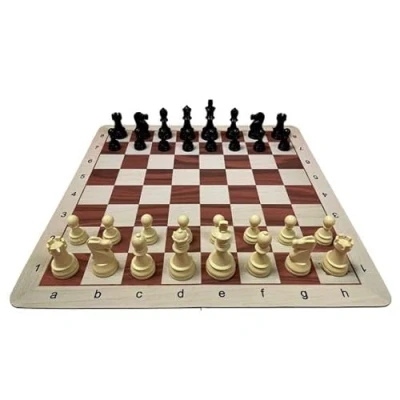 Imagen de Conjunto de Ajedrez Neopreno DGT, Ideal para Aficionados y Clubes, Tablero Piezas niños Adultos, ajedrez, Juego