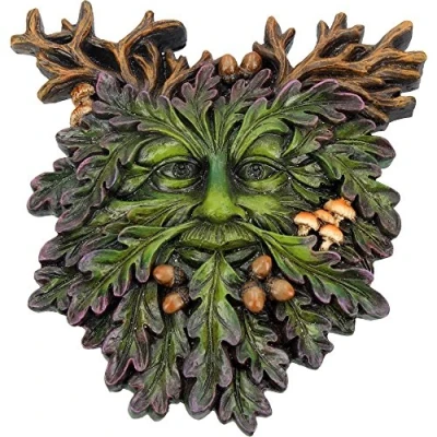Imagen de Nemesis Now Autumn&#039;s Reflection Placa de Pared (18 cm), Color Verde