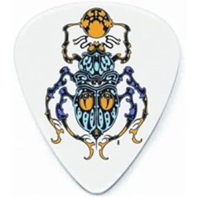 Imagen de JIM DUNLOP Púas Blackline II Alan Forbes, Saco de 36, Scarab, Blanco, 1mm