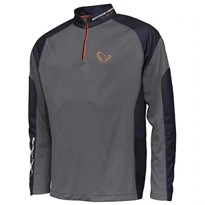 Imagen de Savage Gear Tournament Camiseta 1/2 Cierre Talla XL Gris Sedona de pesca