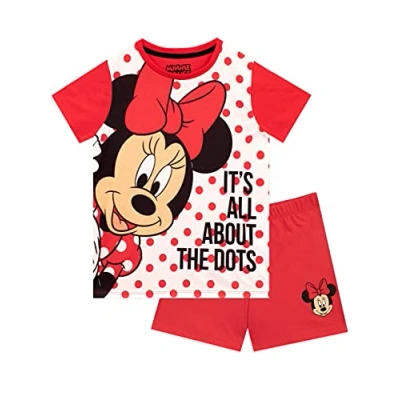 Imagen de Disney Pijamas Corto para Niñas Minnie Mouse Rojo 18 24 Meses