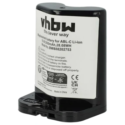 Imagen de vhbw Batería Recargable Compatible con iRobot Braava Jet M6 aspiradora, Robot Limpieza (2600 mAh, 10,8 V, Li Ion)