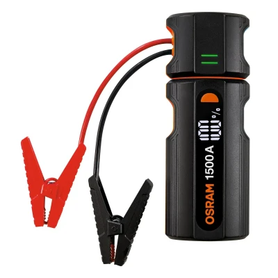 Imagen de OSRAM BATTERYjumpstart 1500, Banco de energía Arranque Auxiliar, arrancador Auxiliar Litio, para vehículos 12 V con Motores Gasolina hasta 6,0 L y diésel 3,0