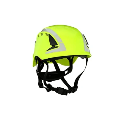 Imagen de 3M SecureFit Casco de protección, X5014V CE, verde alta visibilidad, con ventilación, reflectante, CE