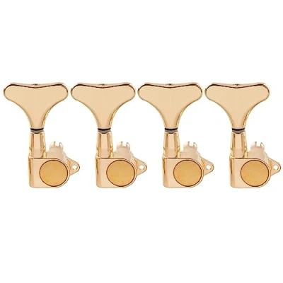 Imagen de Musiclily Pro 4 en Línea Tipo Cerrado Clavijas de Afinación Clavijero Repuesto para Bajo Precision Jazz Bass, Oro