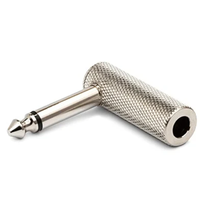 Imagen de Hosa GPP 151, Right angle Adaptor, 1/4 in TS to Same