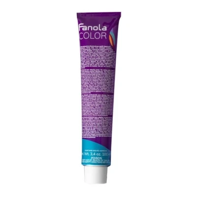 Imagen de Fanola dye 6.11 blonde Ash dark intense 100 mL permanent coloring cream hair Color uniform and bright professional