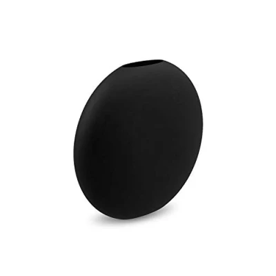 Imagen de Cooee Design HI 028 24 BK Jarrón de cerámica (15 x 14 cm), Color Negro