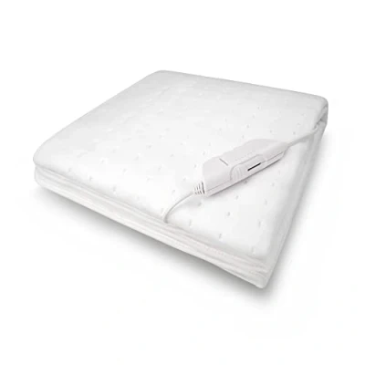 Imagen de Medisana HU 662 Calefacción bajo la cama, 150 x 80 cm, desconexión automática, protección contra sobrecalentamiento, 6 ajustes de temperatura, lavable para todos los colchones estándar, Blanco Limpio