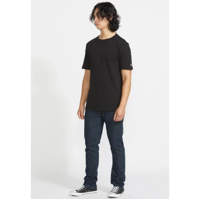 Imagen de Volcom Solid S/S Pocket tee Camiseta de Manga Corta, Hombre, Black, M