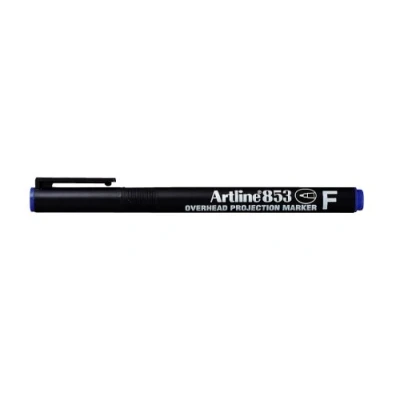 Imagen de Artline 853 Overhead de 0,5 mm Marcador permanente punta fina bala (12 unidades), color azul