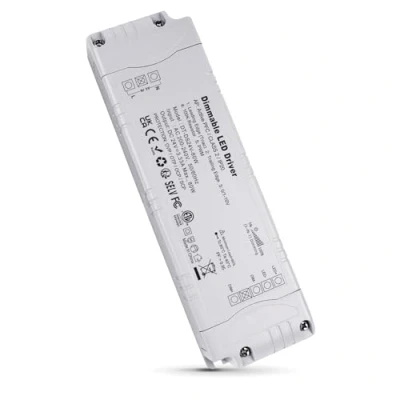 Imagen de REYLAX Transformador LED 24V 80W 3.33A Regulable, TRIAC &amp; 0 10V&amp;1 10V PWM Resistencia de 100k, 220V Dimmable Voltaje Constante, Fuente Alimentación Bajo