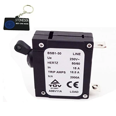 Imagen de STONEDER 230 V 15 A En Disyuntor 18.8 de Viaje Amps BSB1 30 2000 50/60 HERTZ para Generador Chino