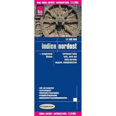 Imagen de India noreste, mapa impermeable de carreteras. Escala 1:1.300.000 impermeable. Reise Know How.: world mapping project (India Northeast (1:1.300.000))