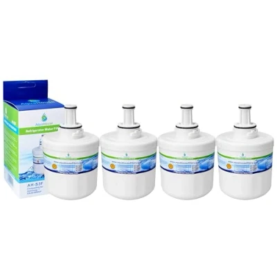 Imagen de 4x AH S3F filtro de agua compatibles para Samsung nevera DA29 00003F, HAFIN1/EXP, DA97 06317A B, Aqua Pure Plus, 00003A, 00003B