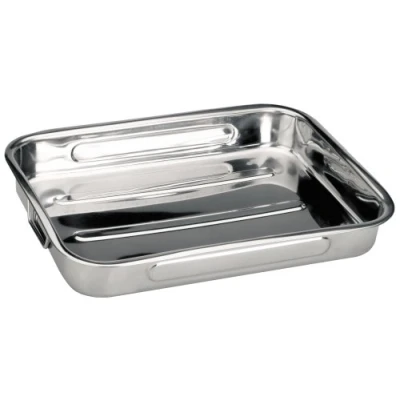 Imagen de Ibili RUSTIDERA INOX BISTROT 30 CMS, Stainless Steel, Plata, 31 x 24 cm