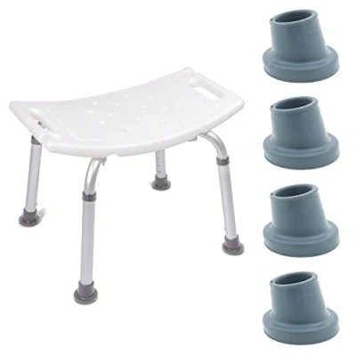Imagen de Cantidad: 4X Virolas Puntas de Recambio Base Grande 25mm para Taburetes Baño y Ducha por Lifeswonderful