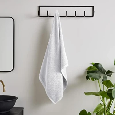 Imagen de Catherine Lansfield Toalla de baño algodón Secado rápido, Color Blanco