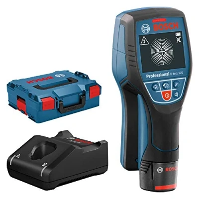 Imagen de Bosch Professional Sistema 12V Detector de pared D tect 120 (1 batería + cargador, profundidad máx. mm, en L BOXX)