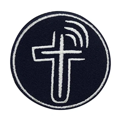 Imagen de Finally Home Parche termoadhesivo con la cruz de Jesús Iglesia Parches cristianos para planchar, diseño pescado